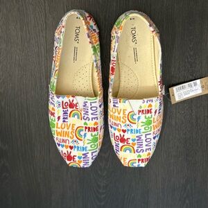 TOMS Ladies Pride Moccasins - Multicolor